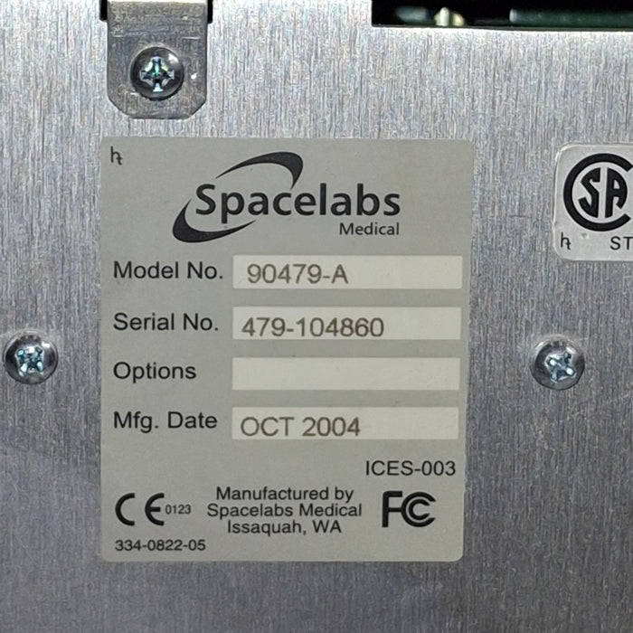 Spacelabs Healthcare 90479-A Telemetry Monitor