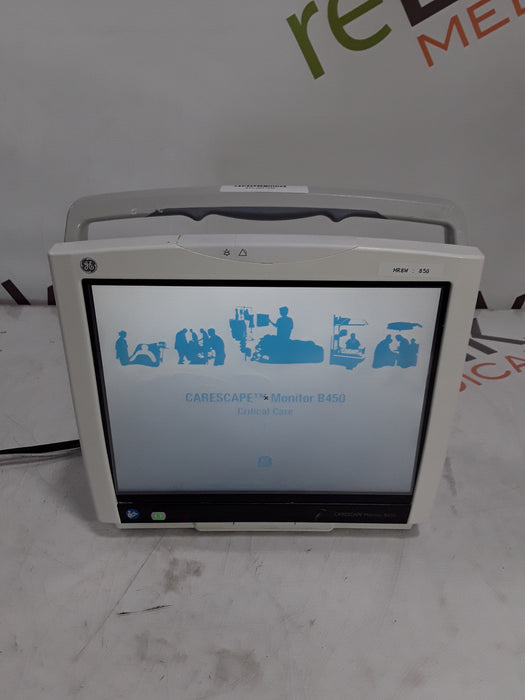 GE Healthcare Carescape B450 Critical Care Patient Monitor