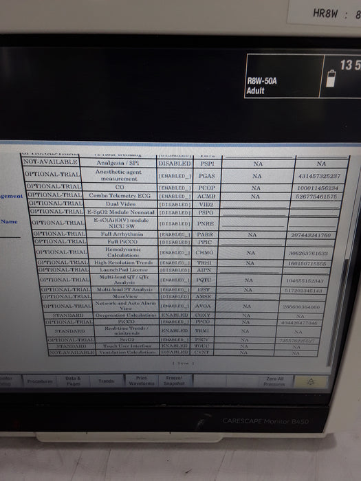 GE Healthcare Carescape B450 Critical Care Patient Monitor