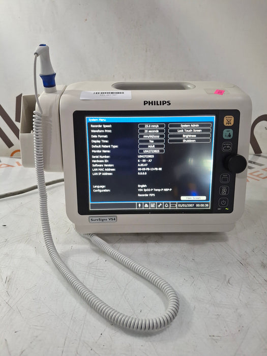 Philips SureSigns VS4 Vital Signs Monitor