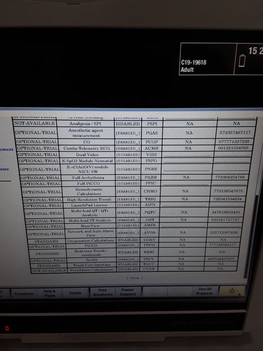 GE Healthcare Carescape B450 Critical Care Patient Monitor