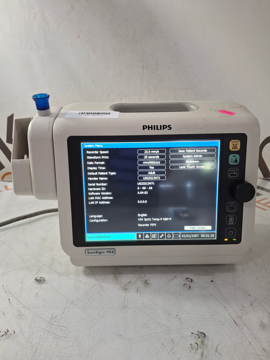 Philips SureSigns VS4 Vital Signs Monitor