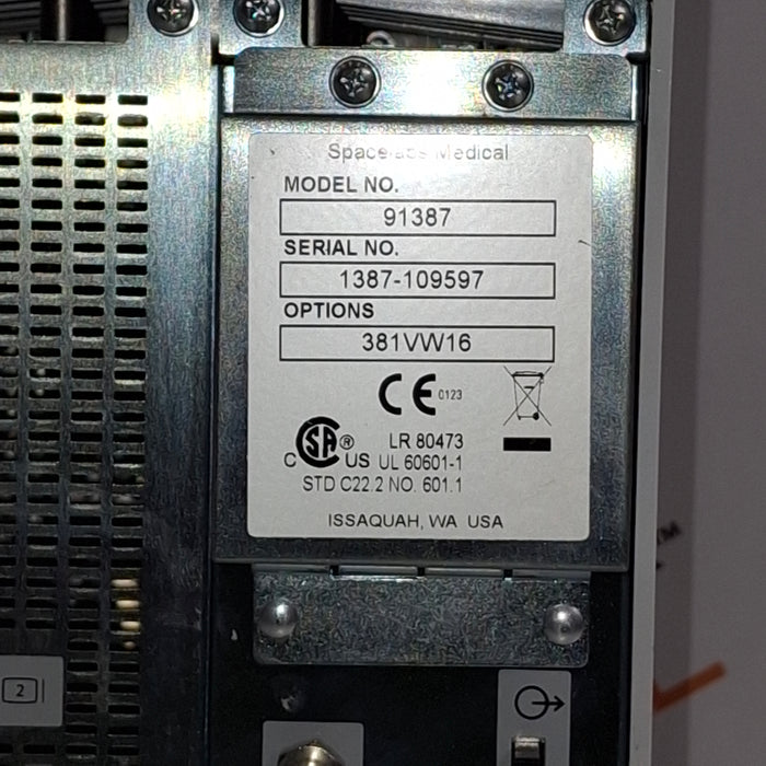Spacelabs Healthcare Ultraview SL 91387 Patient Monitor