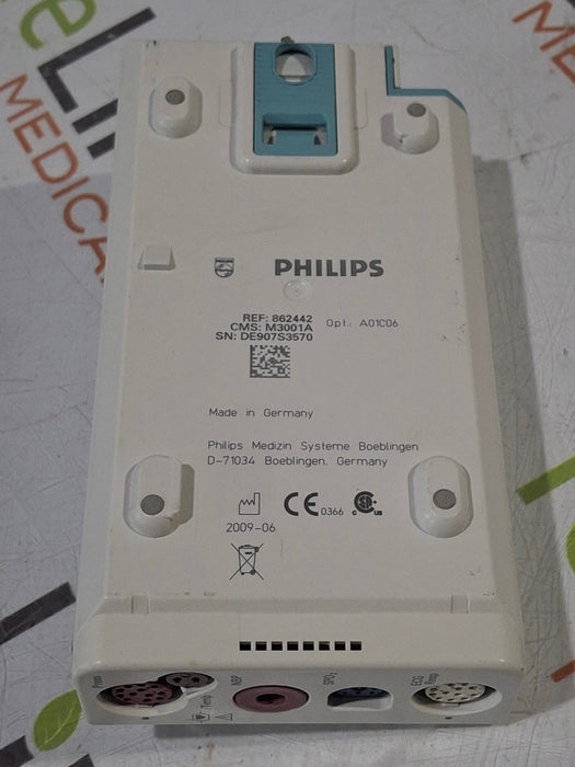 Philips M3001A-A01C06 Fast SpO2, NIBP, ECG, Temp, IBP MMS Module
