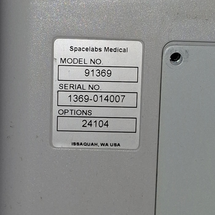 Spacelabs Healthcare Ultraview SL 91369 Monitor