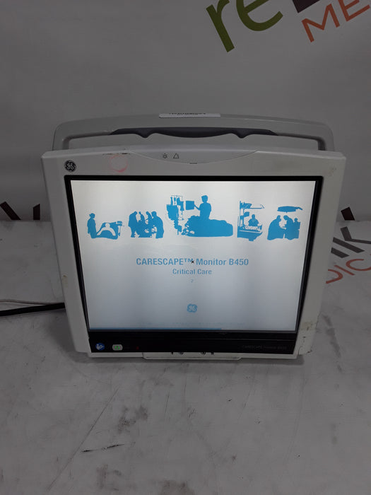 GE Healthcare Carescape B450 Critical Care Patient Monitor