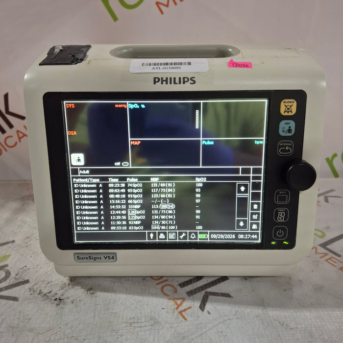 Philips SureSigns VS4 Vital Signs Monitor