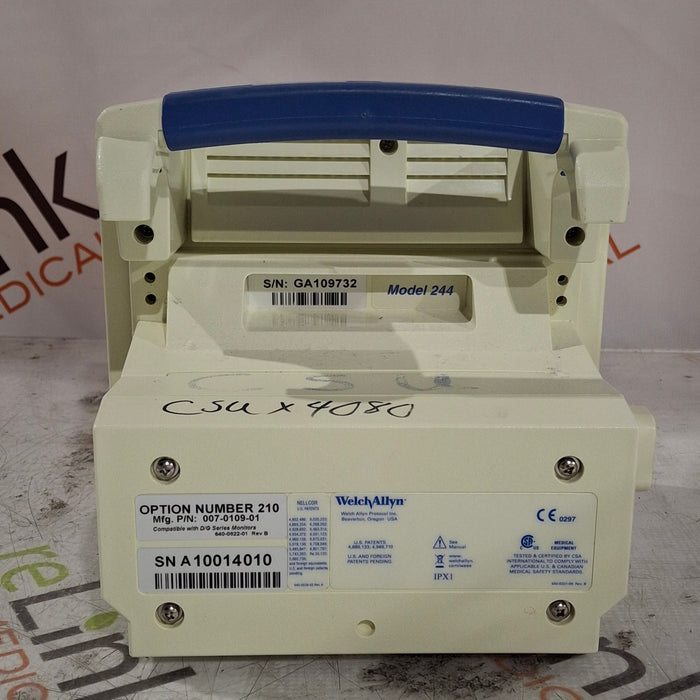 Welch Allyn Propaq CS 210 Vital Signs Monitor