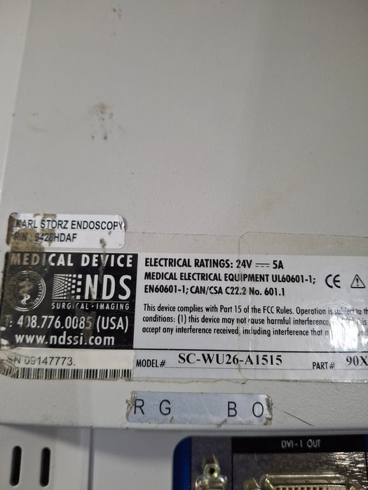 Karl Storz WideView SC-WU26-A1515 Surgical Display
