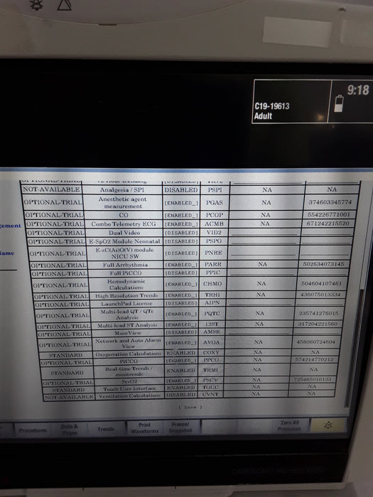 GE Healthcare Carescape B450 Critical Care Patient Monitor