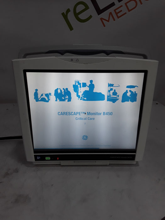 GE Healthcare Carescape B450 Critical Care Patient Monitor