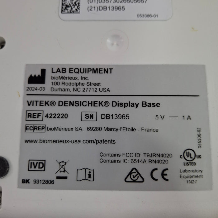 BioMerieux VITEK DensiCHECK Display Base