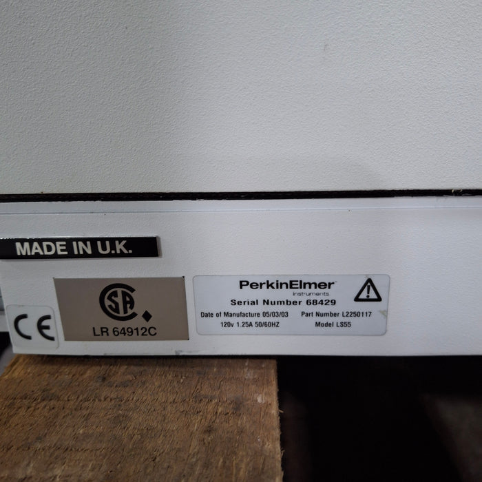 Perkin Elmer LS55 Fluorescence Spectrometer