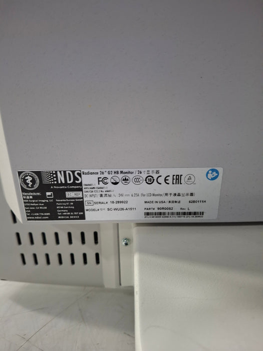 NDS Surgical Imaging SCWU26A1511 26" Medical Monitor