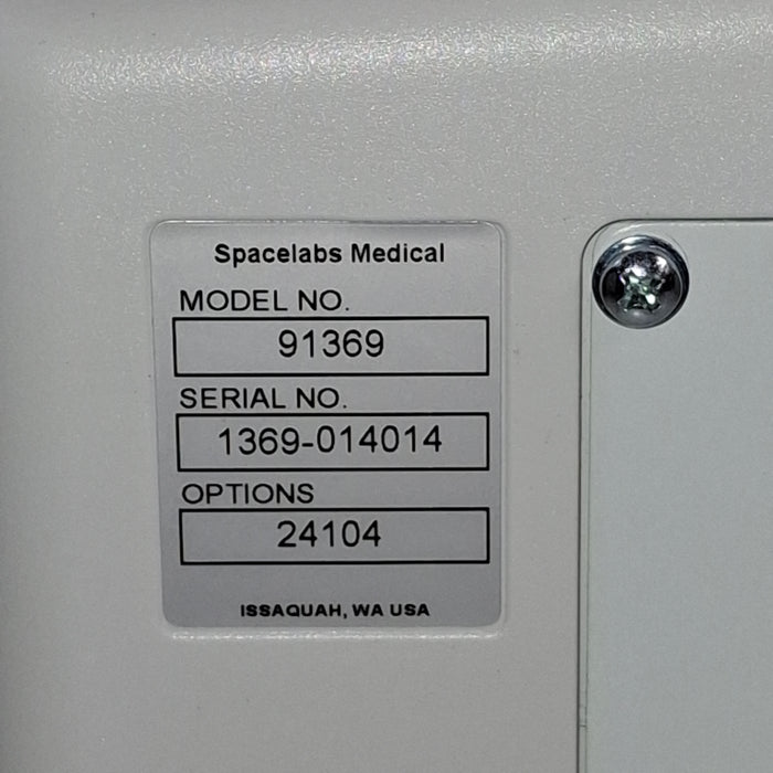Spacelabs Healthcare Ultraview SL 91369 Monitor