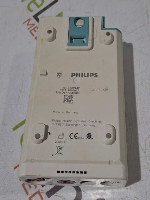 Philips M3001A-A01C06 Fast SpO2, NIBP, ECG, Temp, IBP MMS Module