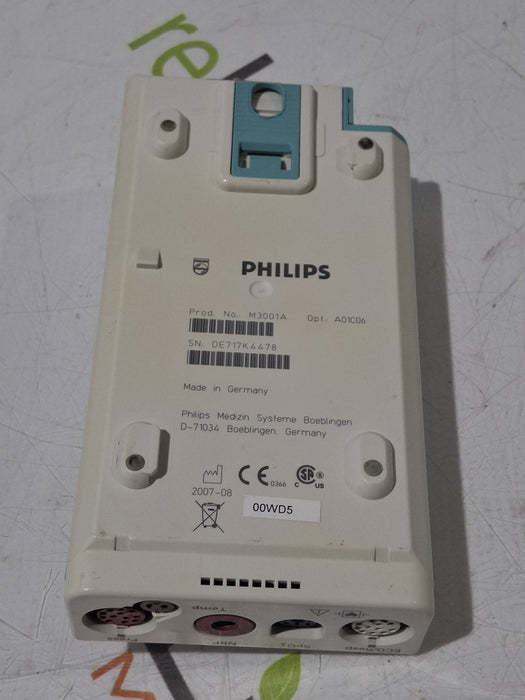 Philips M3001A-A01C06 Fast SpO2, NIBP, ECG, Temp, IBP MMS Module