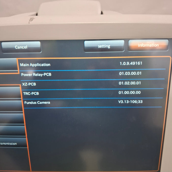 Topcon Medical TRC-NW400 Non-Mydriatic Retinal Camera