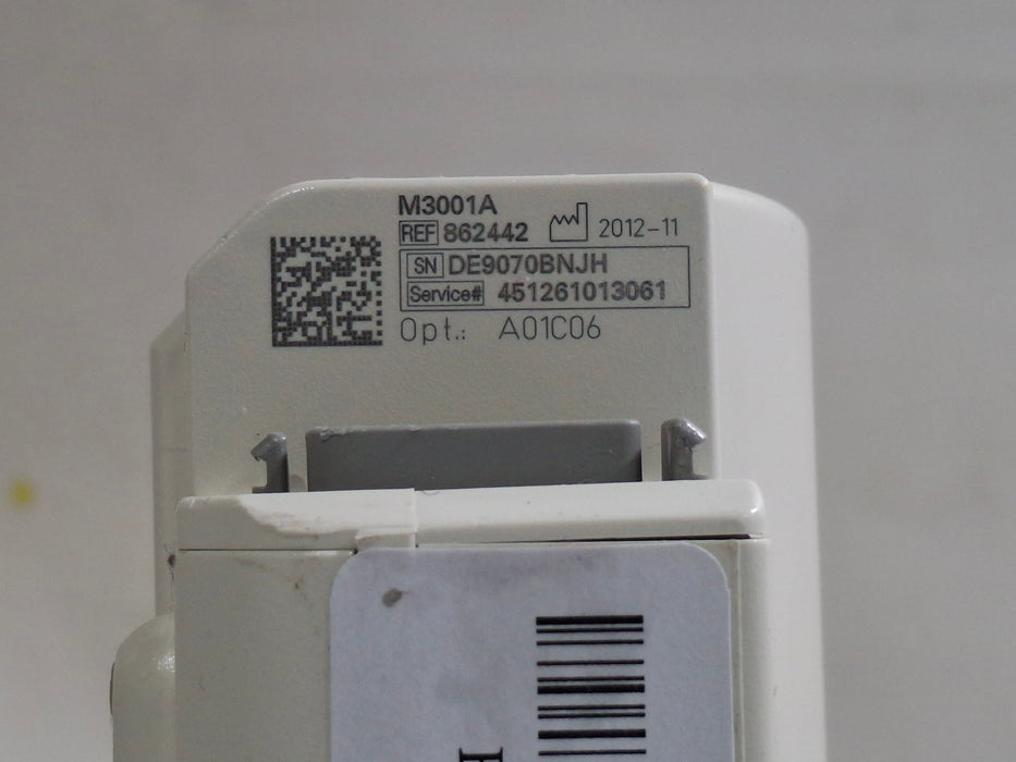 Philips M3001A-A01C06 Fast SpO2, NIBP, ECG, Temp, IBP MMS Module
