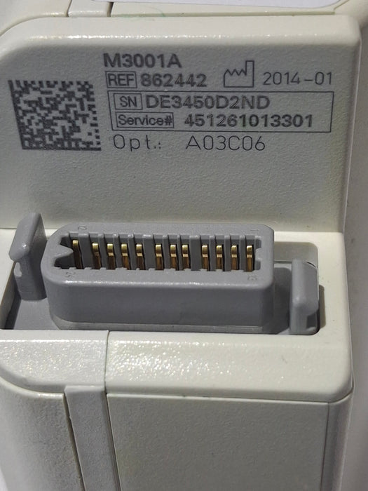 Philips M3001A-A03C06 Masimo SpO2, NIBP, ECG, Temp, IBP MMS Module