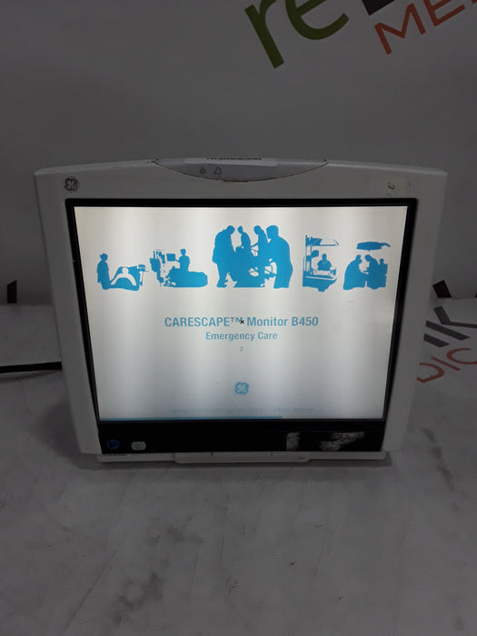 GE Healthcare Carescape B450 Emergency Care Patient Monitor