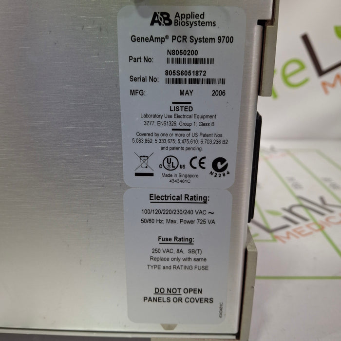 Applied Biosystems GeneAmp 9700 PCR System