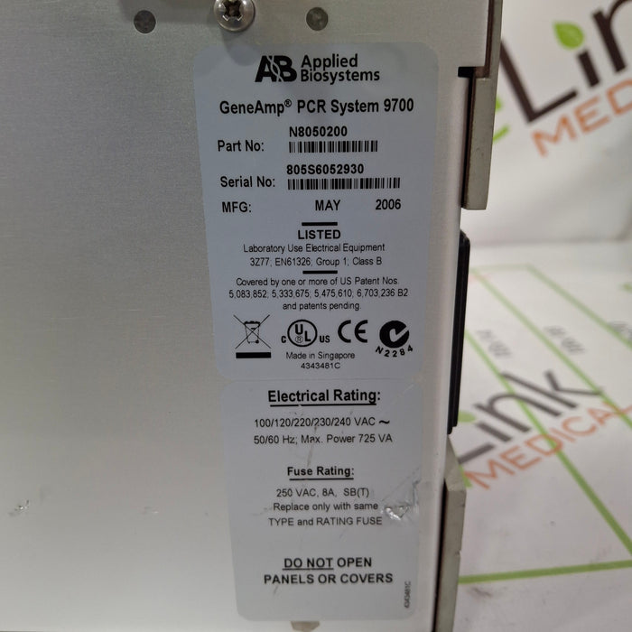 Applied Biosystems GeneAmp 9700 PCR System
