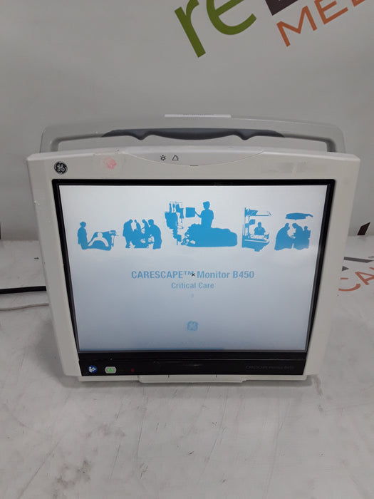 GE Healthcare Carescape B450 Critical Care Patient Monitor