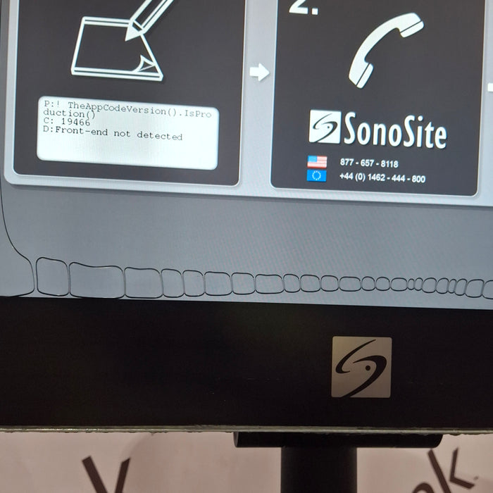 Sonosite X-Porte Mobile Cart w/ Control Panel