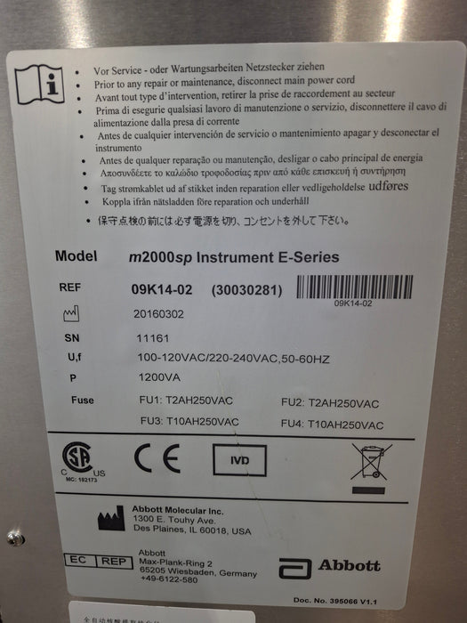 Abbott M2000 SP Nucleic Acid Extractor