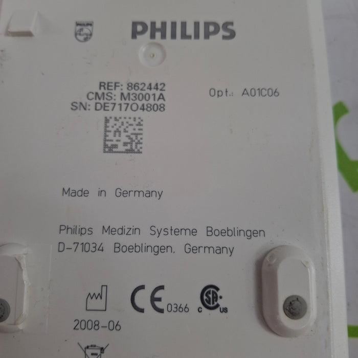 Philips M3001A-A01C06 Fast SpO2, NIBP, ECG, Temp, IBP MMS Module