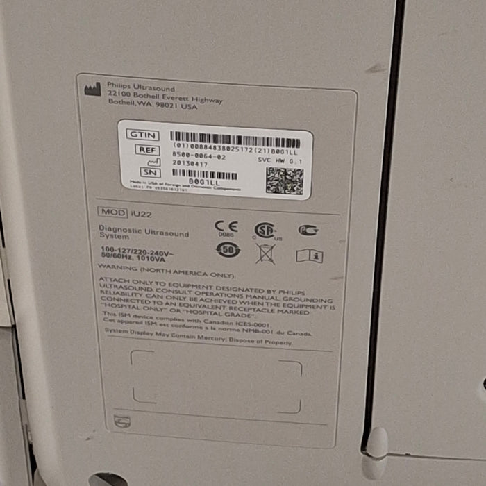 Philips IU22 Ultrasound