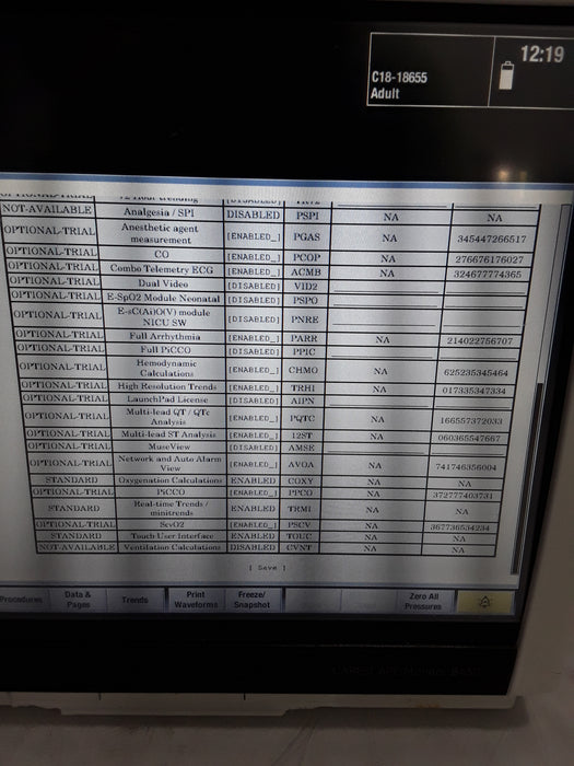 GE Healthcare Carescape B450 Critical Care Patient Monitor
