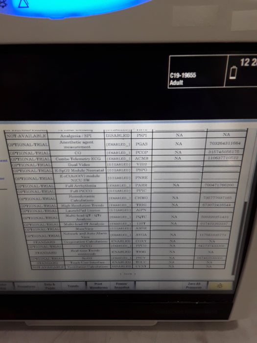 GE Healthcare Carescape B450 Critical Care Patient Monitor