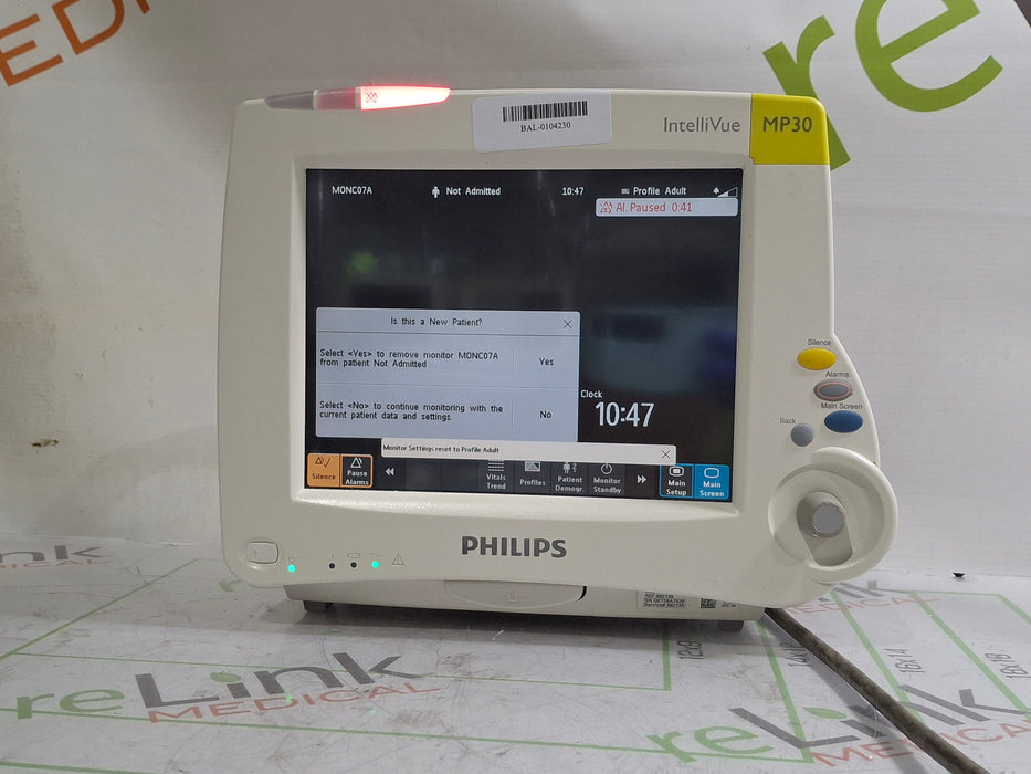 Philips IntelliVue MP30 Patient Monitor