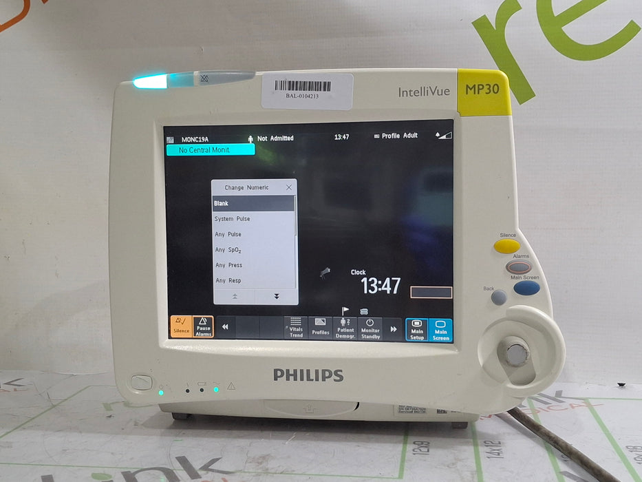 Philips IntelliVue MP30 Patient Monitor