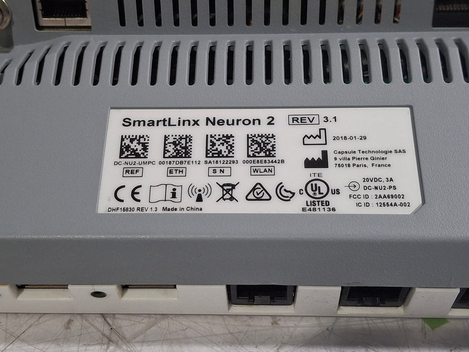 Smartlinx Inc Capsule Technologies Neuron 2 Monitor