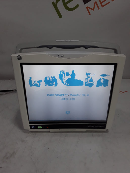 GE Healthcare Carescape B450 Critical Care Patient Monitor