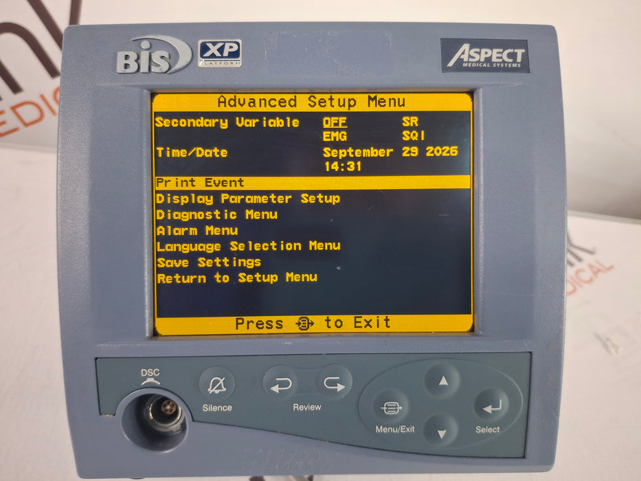 Aspect Medical Systems A-2000 Bispectral Index Monitor