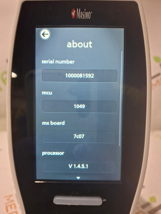 Masimo Radical 7 Pulse Oximeter w/ Base