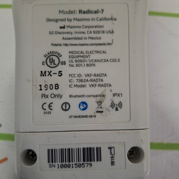 Masimo Radical 7 Pulse Oximeter w/ Base