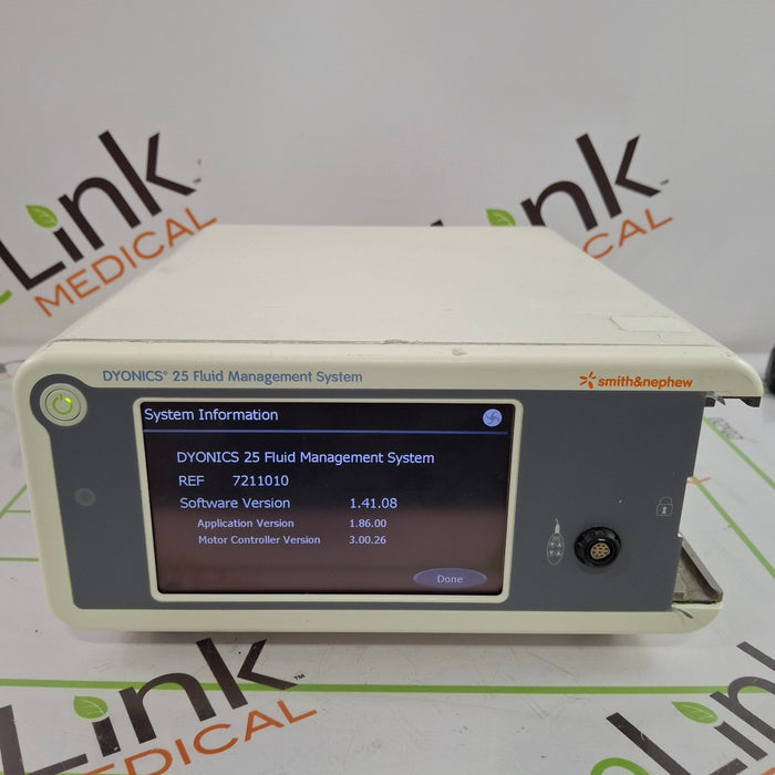 Smith & Nephew Dyonics 25 Fluid Management System Control Unit