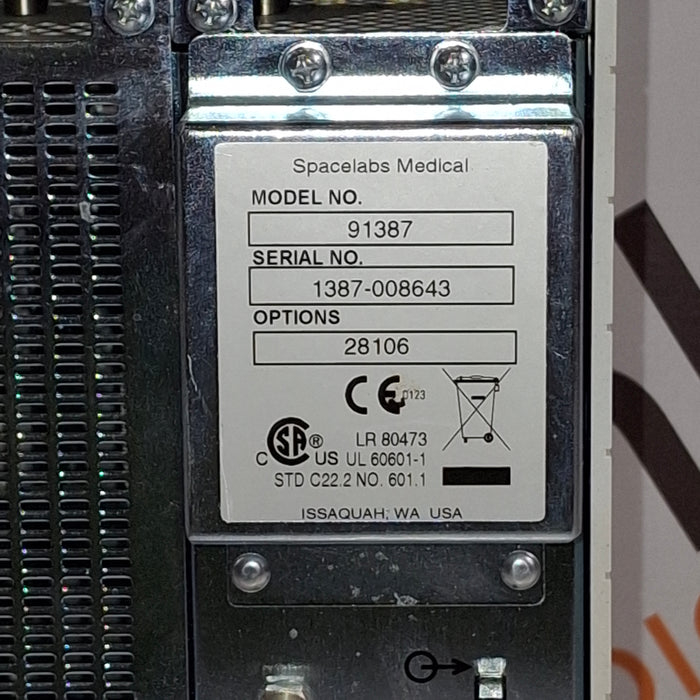 Spacelabs Healthcare Ultraview SL 91387 Patient Monitor