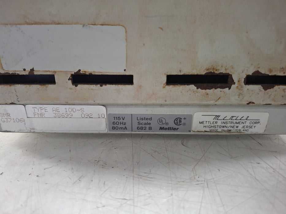 Mettler-Toledo, Inc. AE 100 DIGITAL LABORATORY SCALE