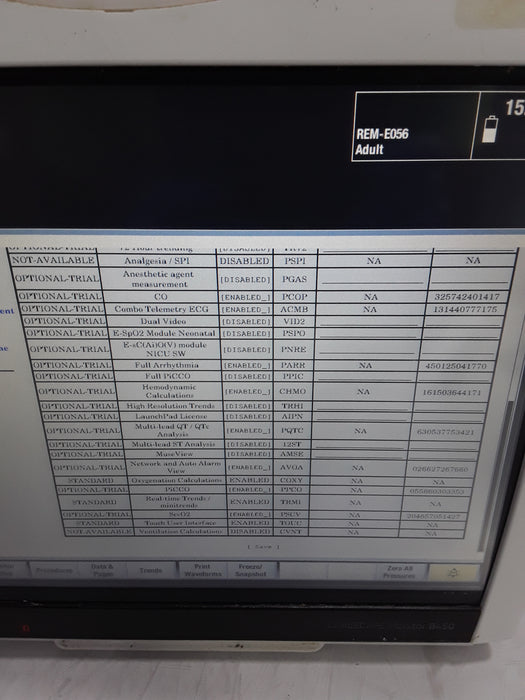 GE Healthcare Carescape B450 Critical Care Patient Monitor