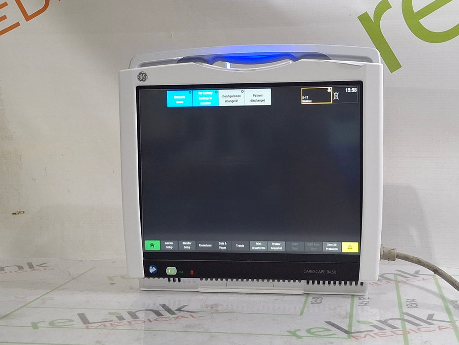 GE Healthcare Carescape B450 Patient Monitor