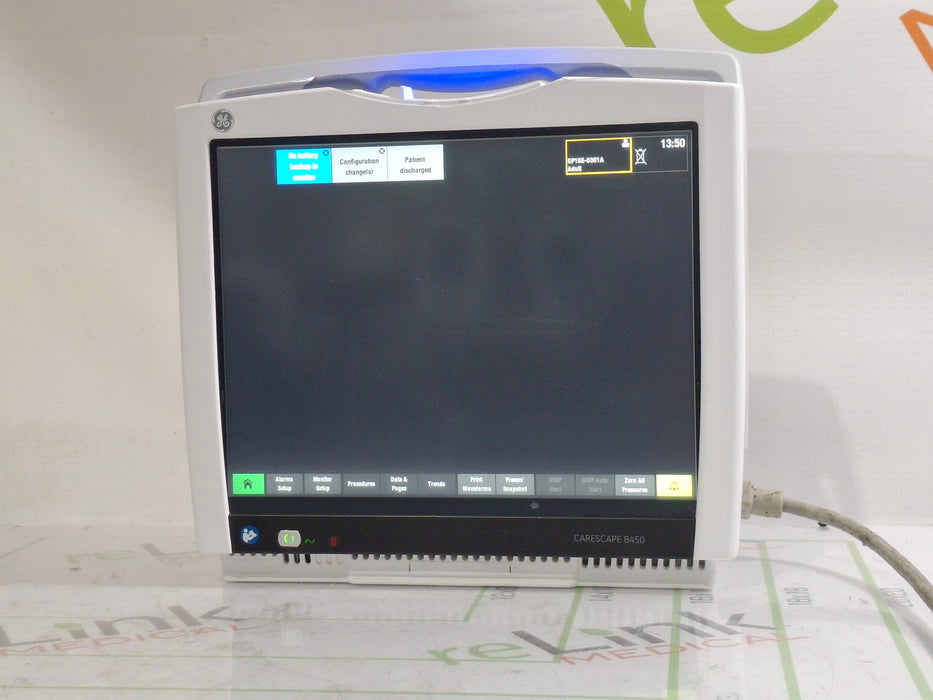 GE Healthcare Carescape B450 Patient Monitor