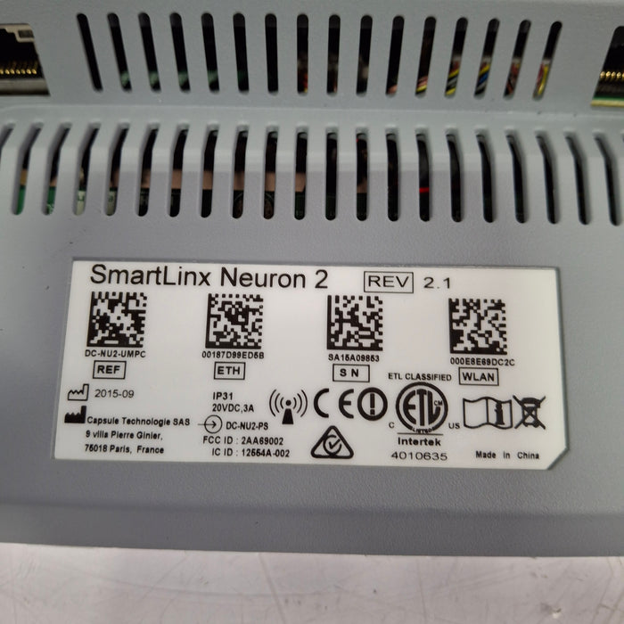 Smartlinx Inc Capsule Technologies Neuron 2 Monitor