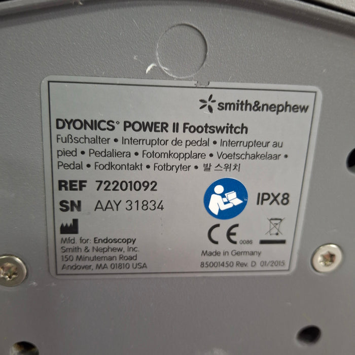 Smith & Nephew 72201092 Power II Footswitch