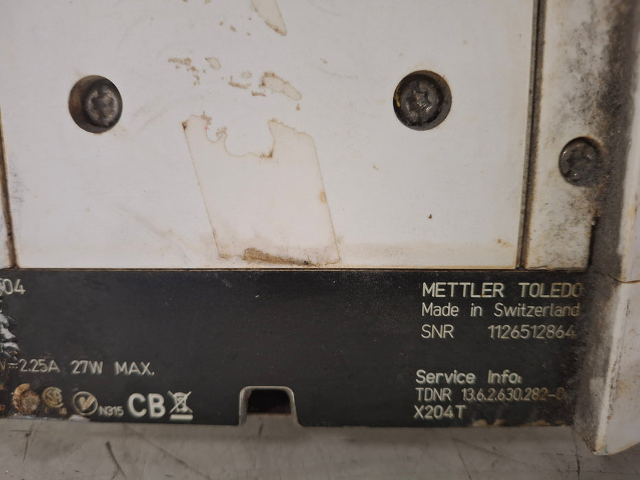 Mettler-Toledo, Inc. XP204 Analytical Balance Scale